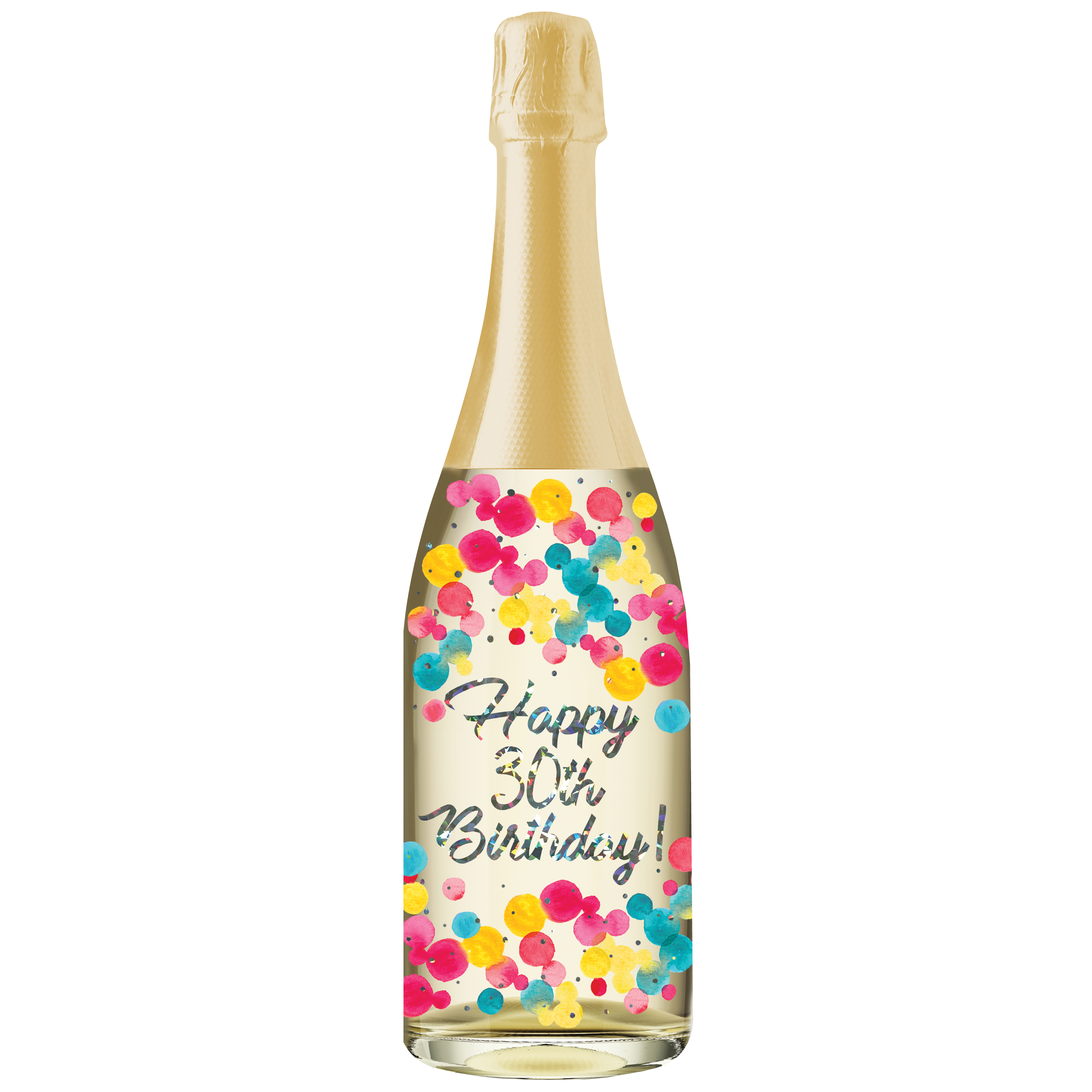 30th Birthday Champagne sound Card